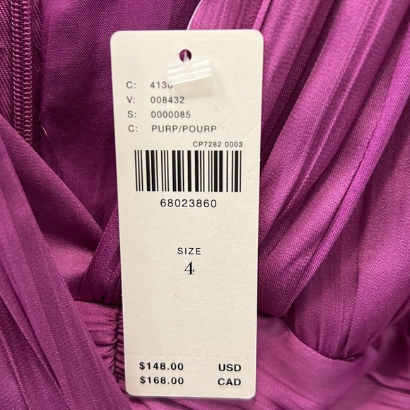 Anthropologie flowy purple dress - Picture 5 of 5